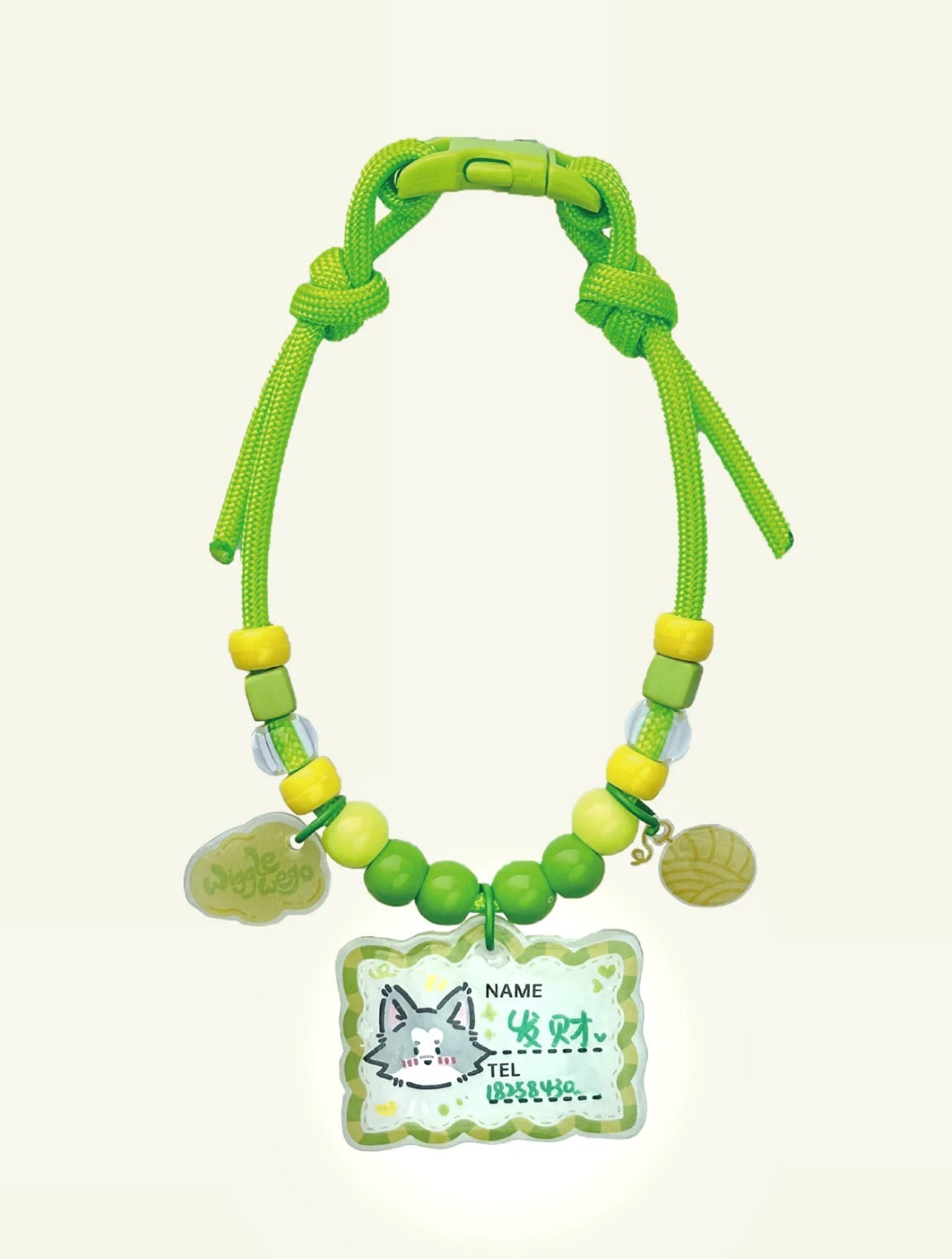 PawsCube - π"Custom Pet ID Necklace - City Series"